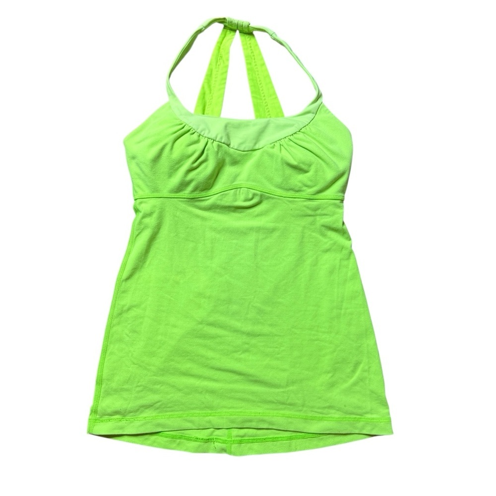 Lululemon Bright Green Active Top 2